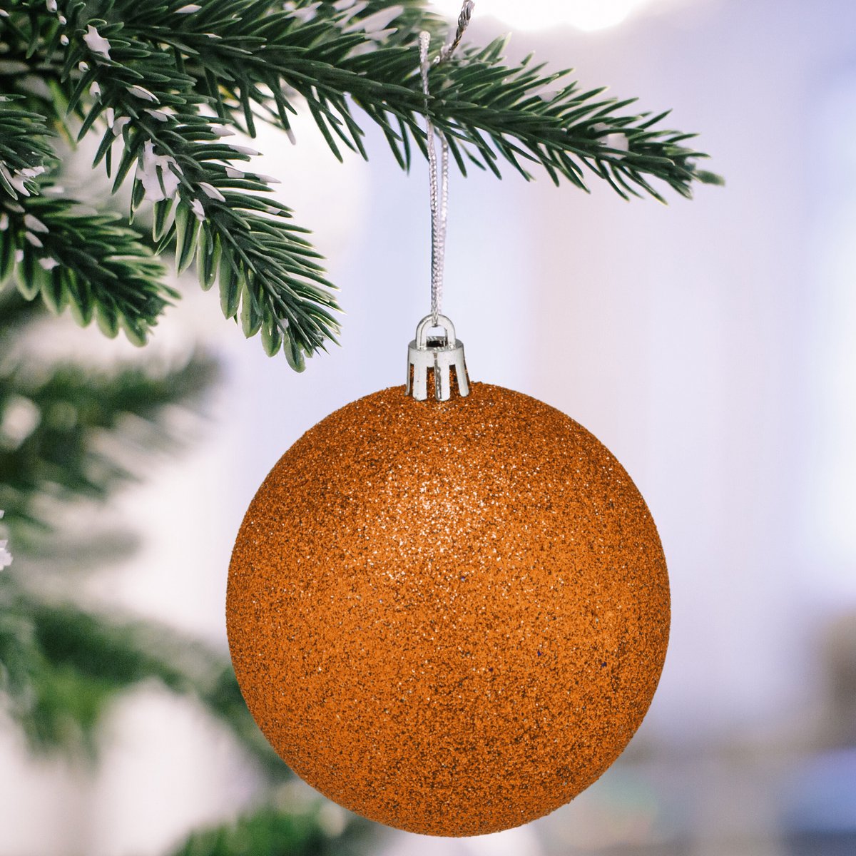 12 stuks fluwelen kerstballen ornament, 7,15 cm stroomden