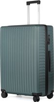 TAN.TOMI Reiskoffer groot 76x49x30 - 100L - Spinner wielen - Lichtgewicht - TSA Slot - lichtgroen