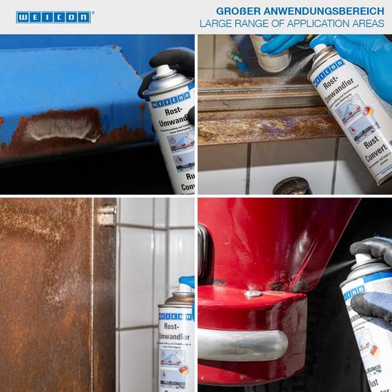 WEICON Roestomvormer 400 ml, roestomvormer met grondlaag, neutraliseert roest en stopt corrosie — afbeelding 2