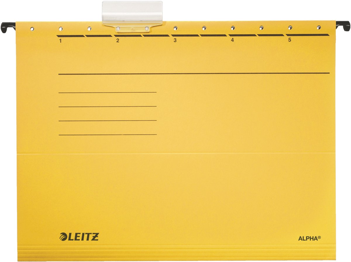 Leitz Alpha Hangmap A4 Blauw - Documentorganizer