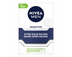NIVEA Men Aftershave Balsem Sensitive - 3 x 100 ml - Voordeelverpakking