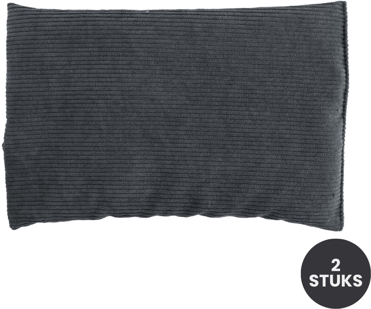 Tiseco - Kussen met lavendel- en tarwevulling - 2 stuks - Warmte- en Koudecompress, beige