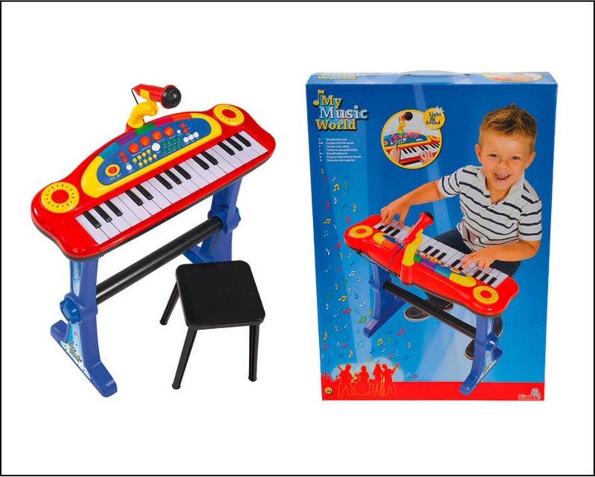 Bol.com Simba  - My Music World - Staand Keyboard aanbieding