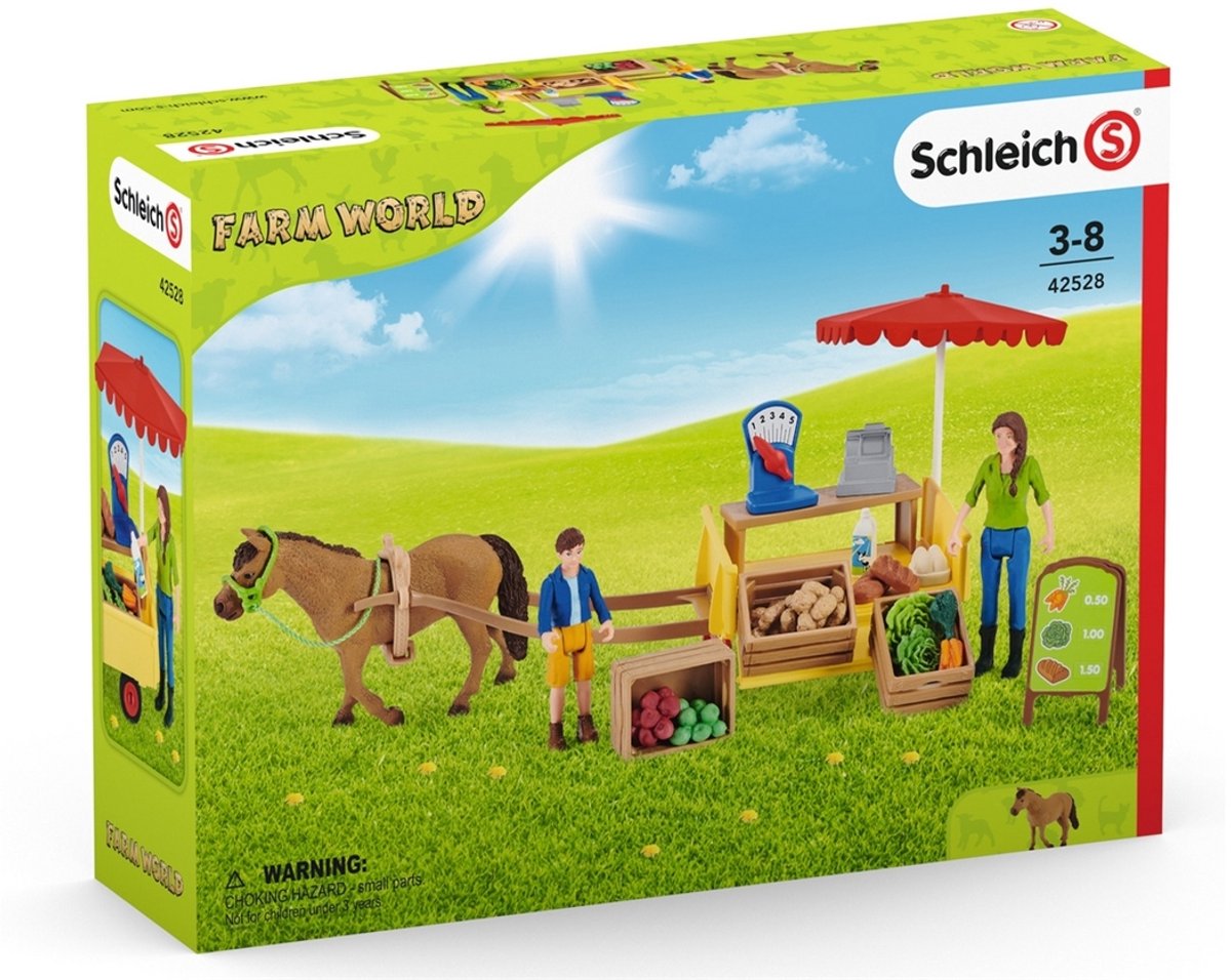 Schleich Farm World - Mobiele farmstand speelfiguur thumbnail 3