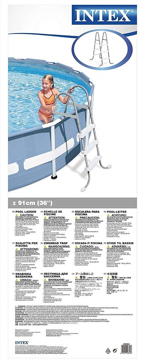 Intex Zwembad Ladder - 91 cm wandhoogte — afbeelding 9