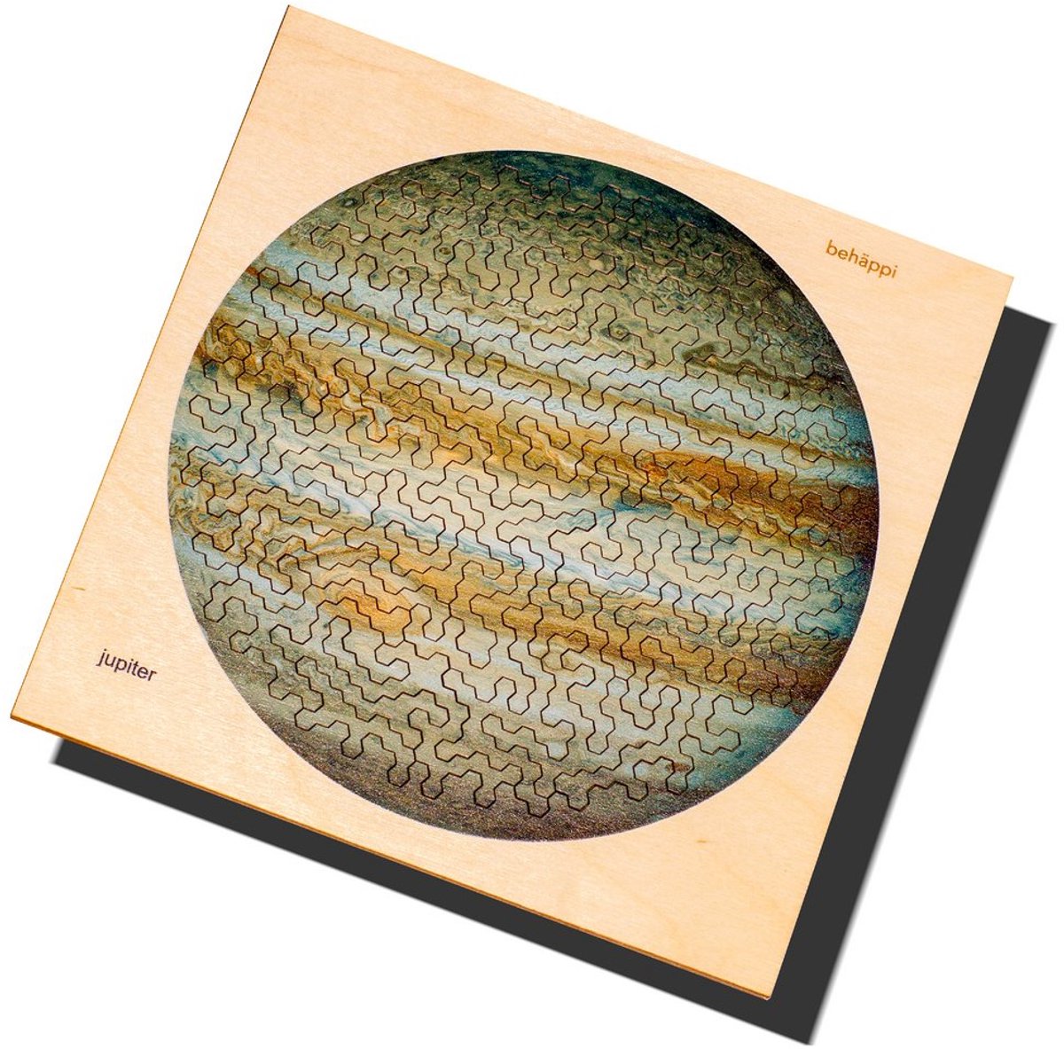 Behäppi - Hatchel Hard Puzzel (houten puzzel) - Jupiter