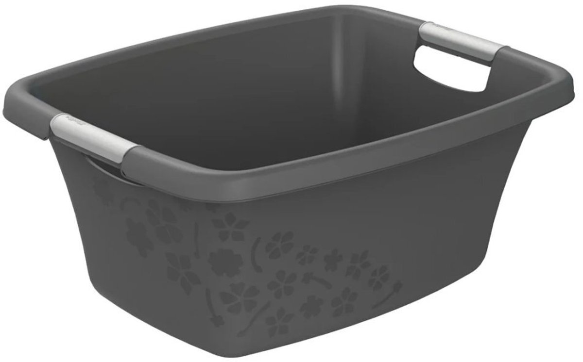 Rotho Flowers Wasmand 25L Antraciet