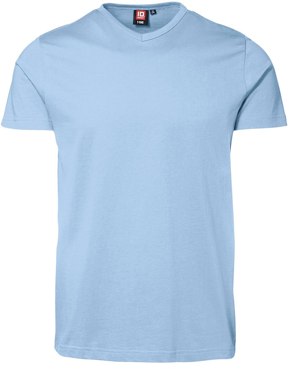 Kentaur T-Time T-shirt V-neck ID0514 5014-575 - light blue - M