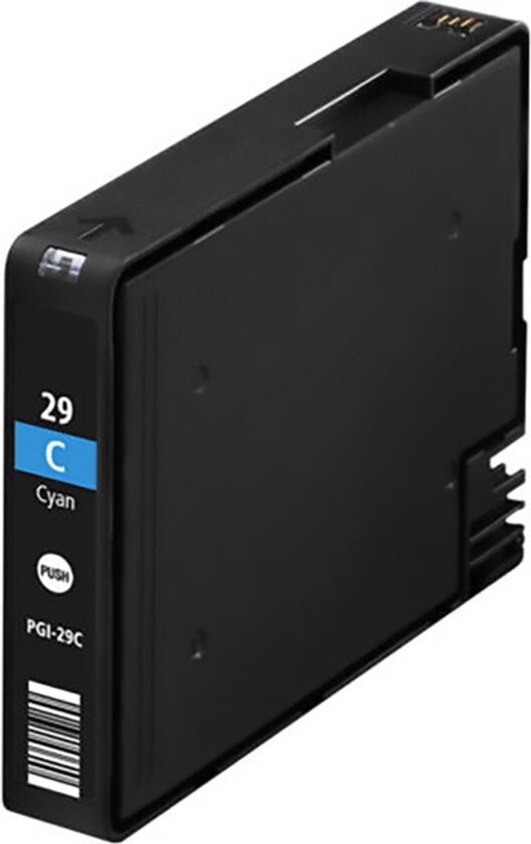 PGI-29C Cyaan - Huismerk inktcartridge compatible met Canon PIXMA PRO 1