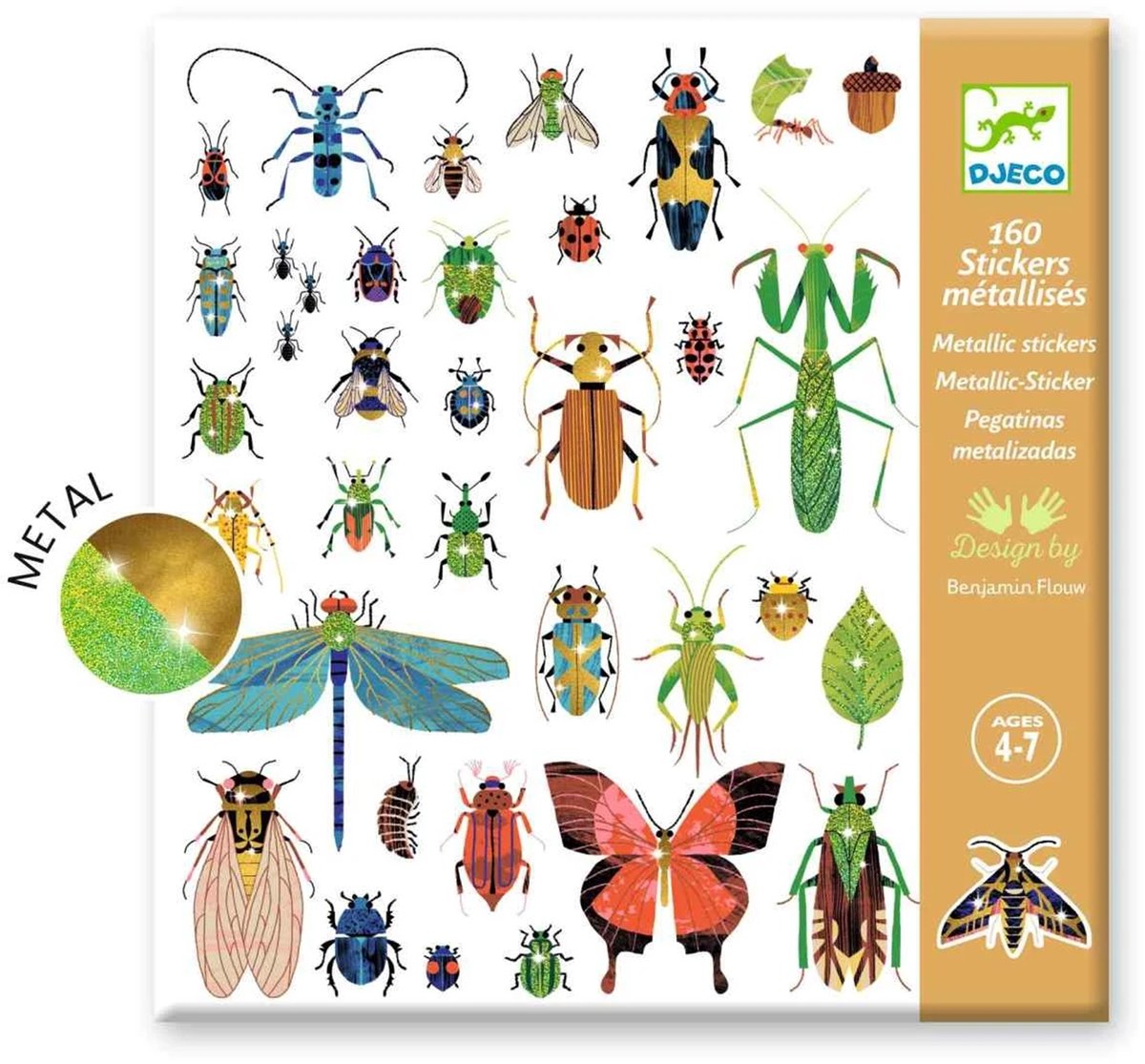 Djeco Metallic stickers
