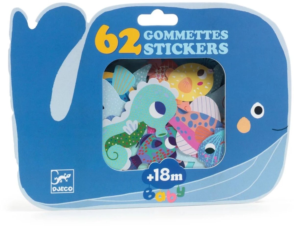 Djeco houten speelgoed zee dieren - educatief speelgoed kinderen.