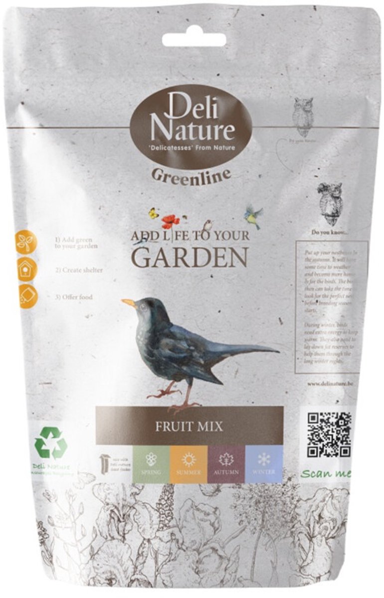 6x Deli Nature Greenline Fruit Mix 700 gr