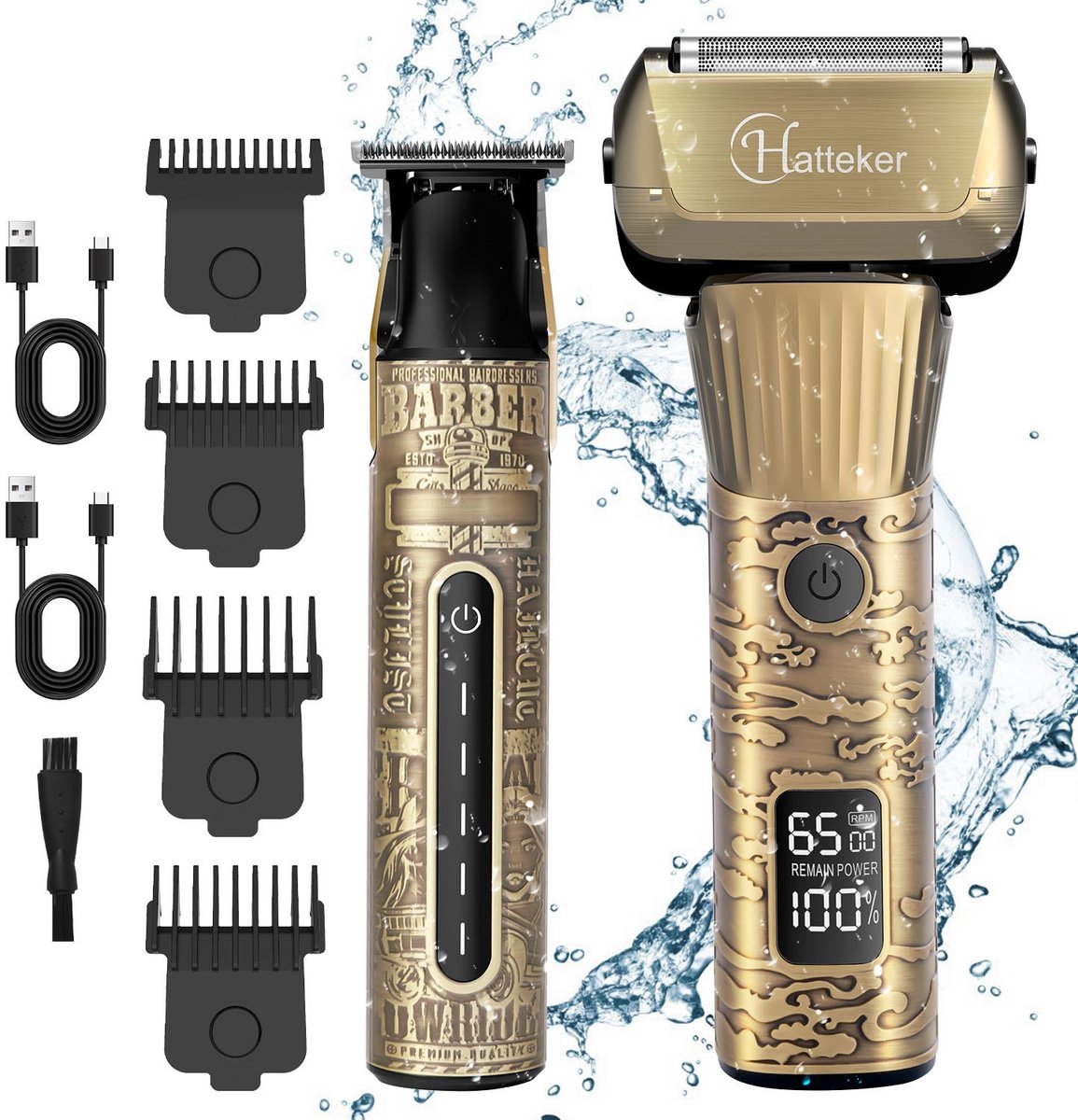 Hatteker Foliescheerapparaat voor Heren - Elektrisch - Hatteker - €44,51