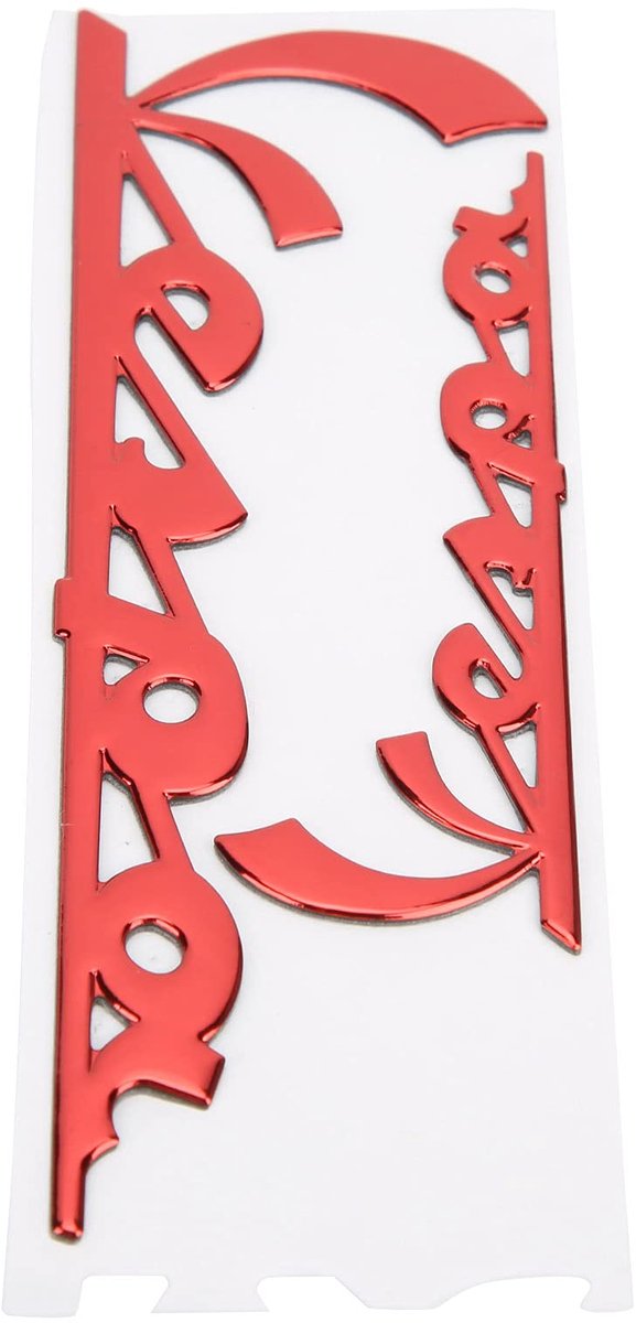 Embleem Sticker GTS300-LX125-LX150-Primavera-Sprint-3D-Rood