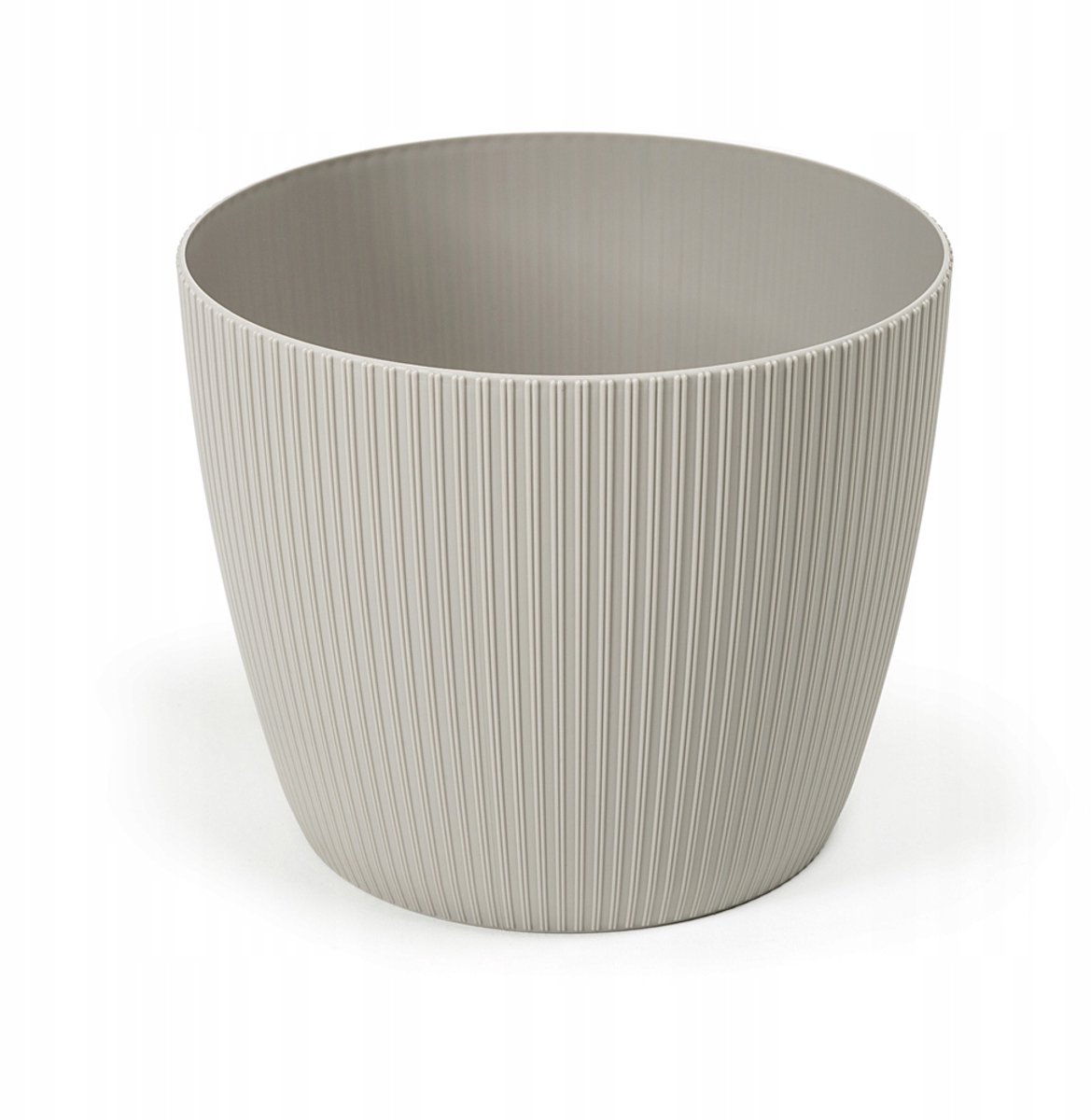 Magnolia Jumper Pot Taupe Ø16cm H13cm - Stijlvolle Kunststof Plantenbak