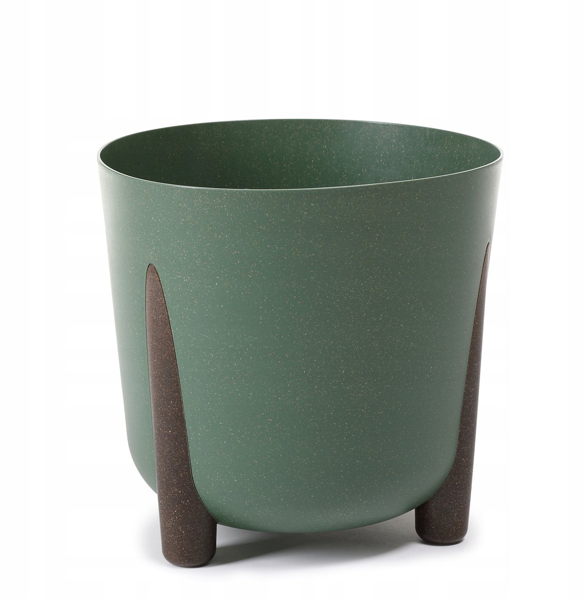Frida Eco Houten Pot - Groen, Ø25,5cm, H25,3cm