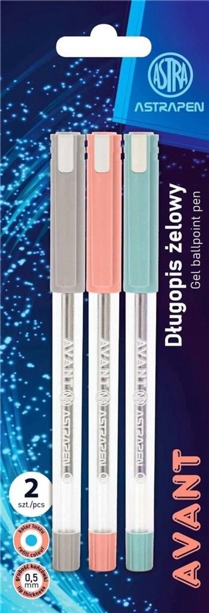 Astrapen Avant gelpenset - 2 stuks, levendige kleuren
