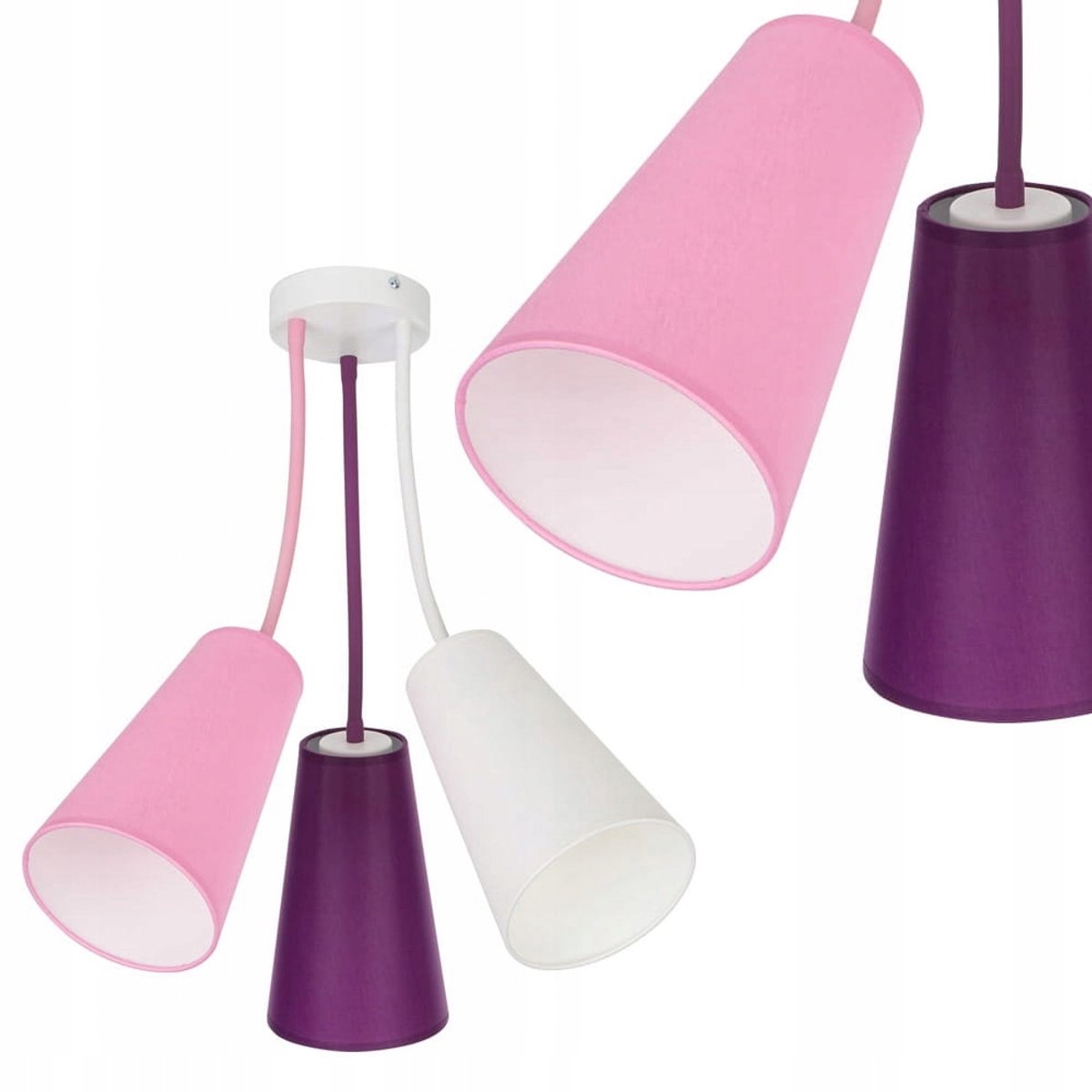 TK Lighting WIRE KIDS Plafondlamp 3 kleuren, Flexibel, E27
