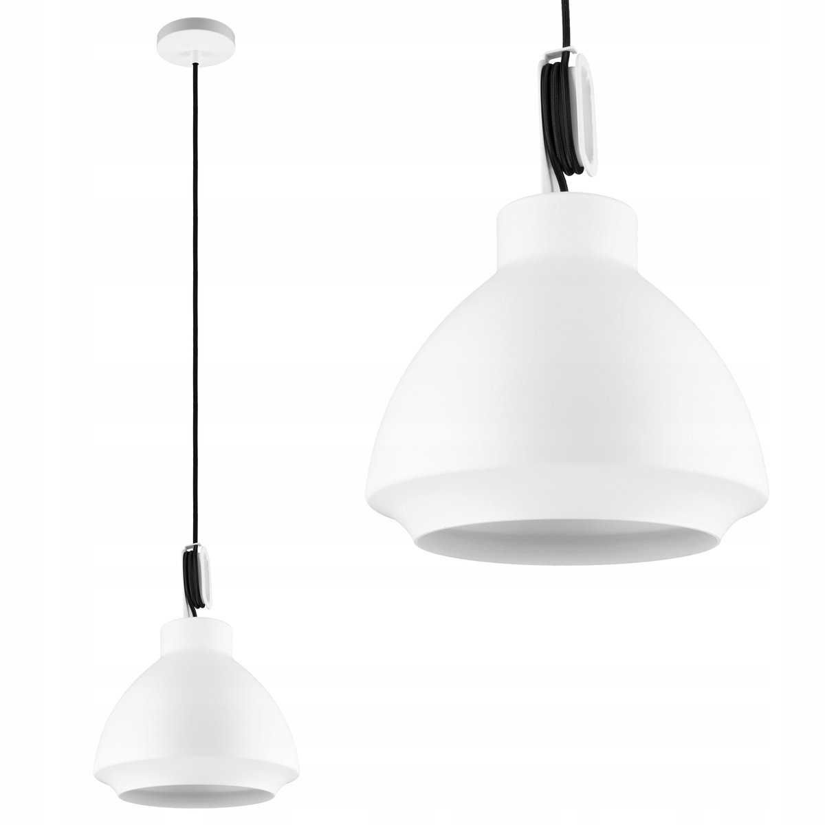Hanglamp Loft Wit Metaal E27 - Stijlvol en Modern