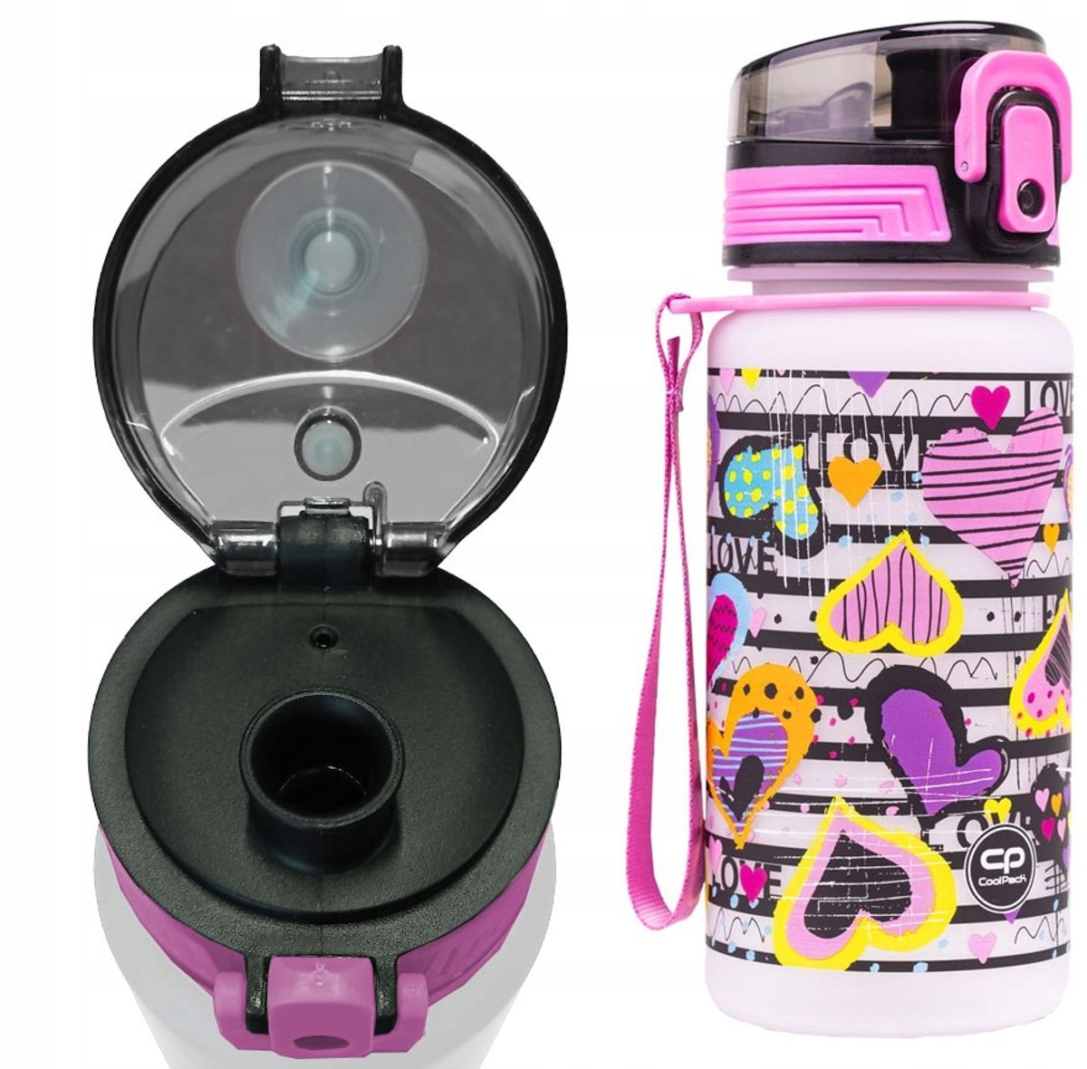 Coolpack Brisk Diary Bottle 400ml - BPA-vrij, lekvrij met draaglus