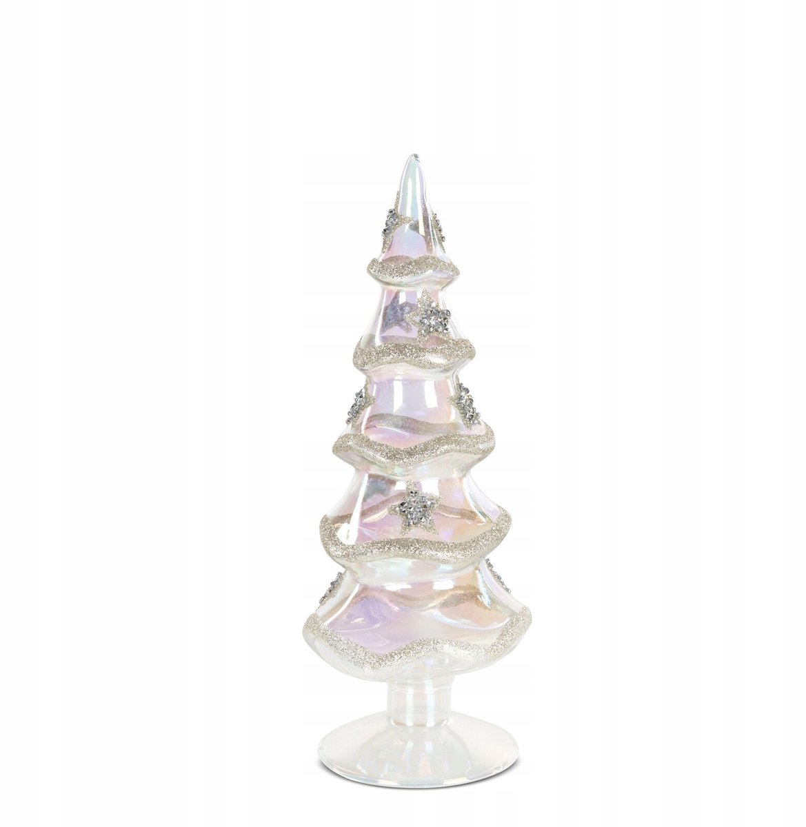 Kerstdecoratie Glas Transparant 10x24cm