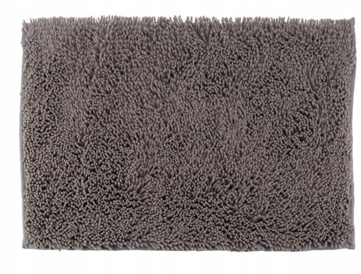 Zachte Antislip Badkamermat Grijs 45x75 cm