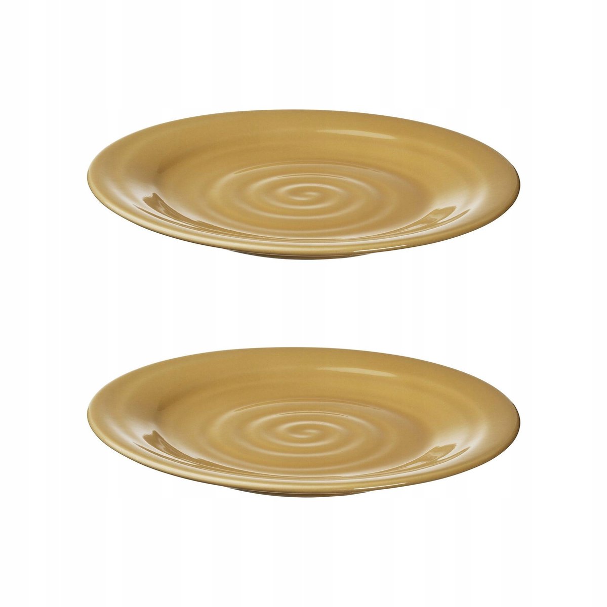 2x SANDSKÄDDA Talerz - Geel 20 cm