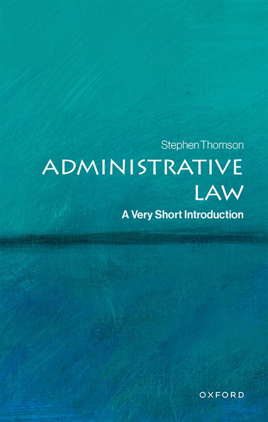 Very Short Introductions- Administrative Law - cover