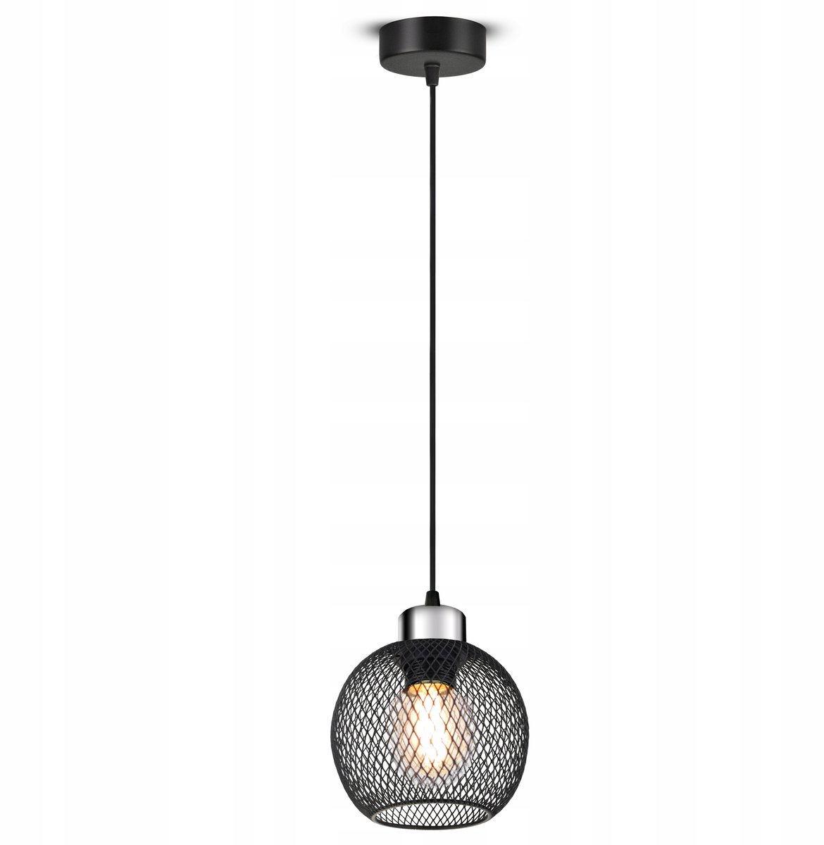 Vantage LOFT Hanglamp Zwart Metaal E27 - 444-EZ1