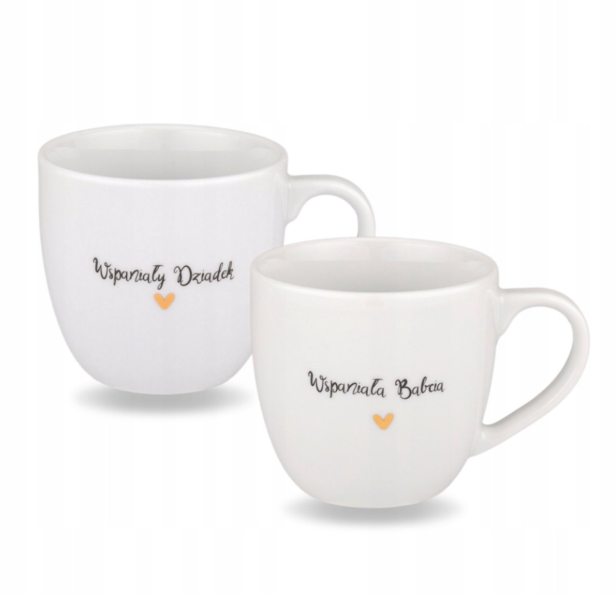 Set van 2 Mokken 300ml - Super Opa & Super Oma Gouden Hart