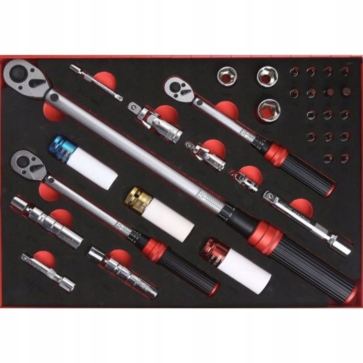 ROOKS Momentsleutel Set 33 Delig 1/4, 3/8, 1/2