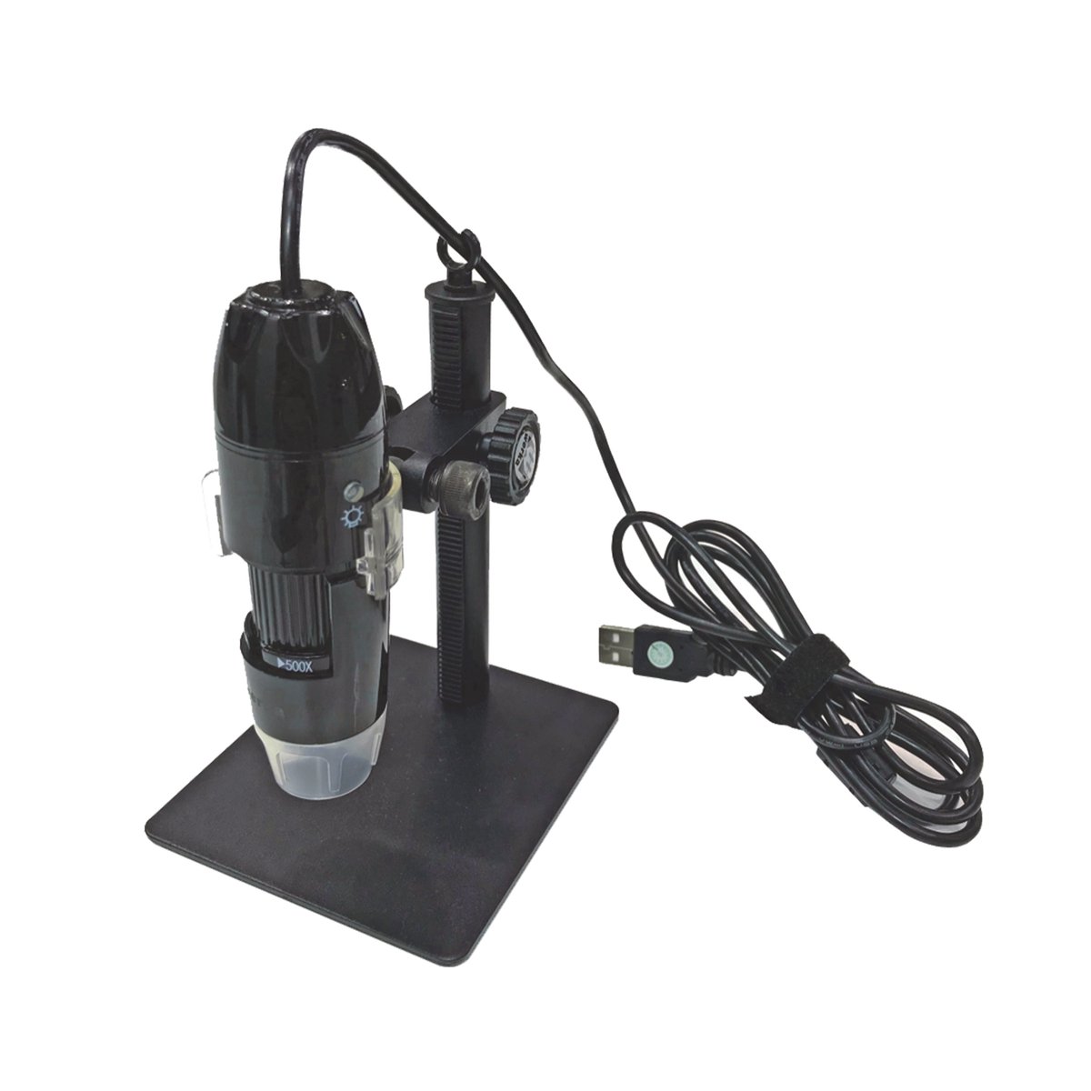 Digitale handmicroscoop met USB-interface, inclusief software voor bewerking, met LED-verlichting