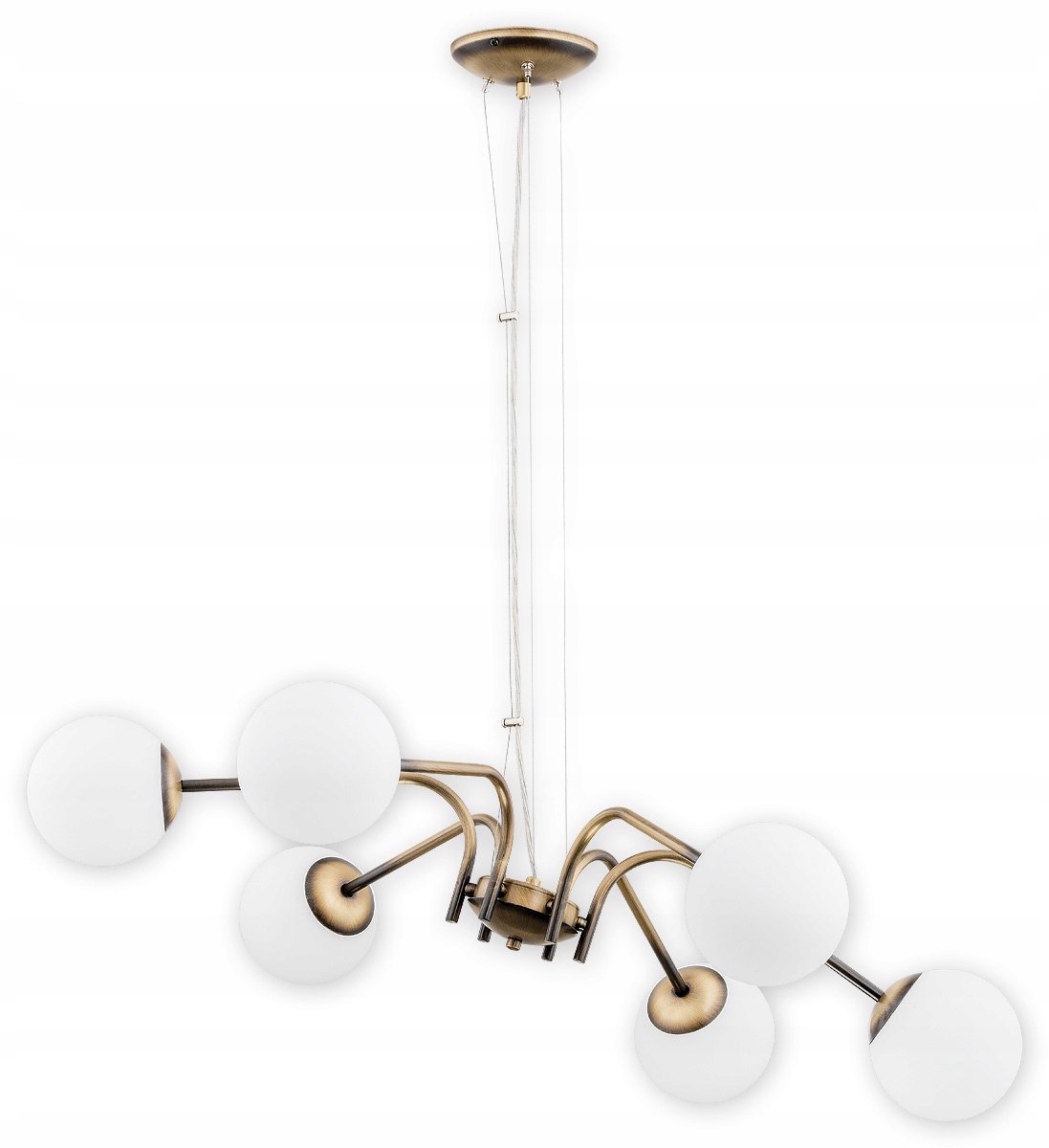 Lemir Nol Patina Moderne Plafondlamp 6-Licht E14 LED