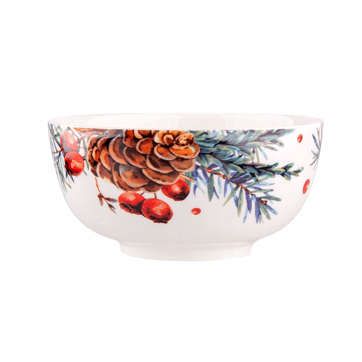 Kerstmis Schaal Cranberry 400ml Porselein