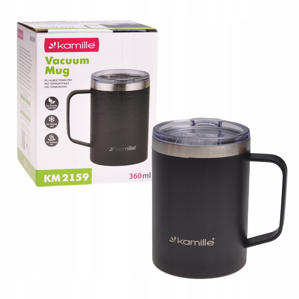 Kamille Thermosbeker RVS 360ml - Houdt Drankjes Warm/Koud