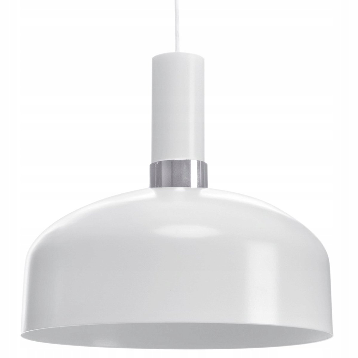 Hanglamp MALMO Wit/Chroom E27 - Stijlvol & Modern
