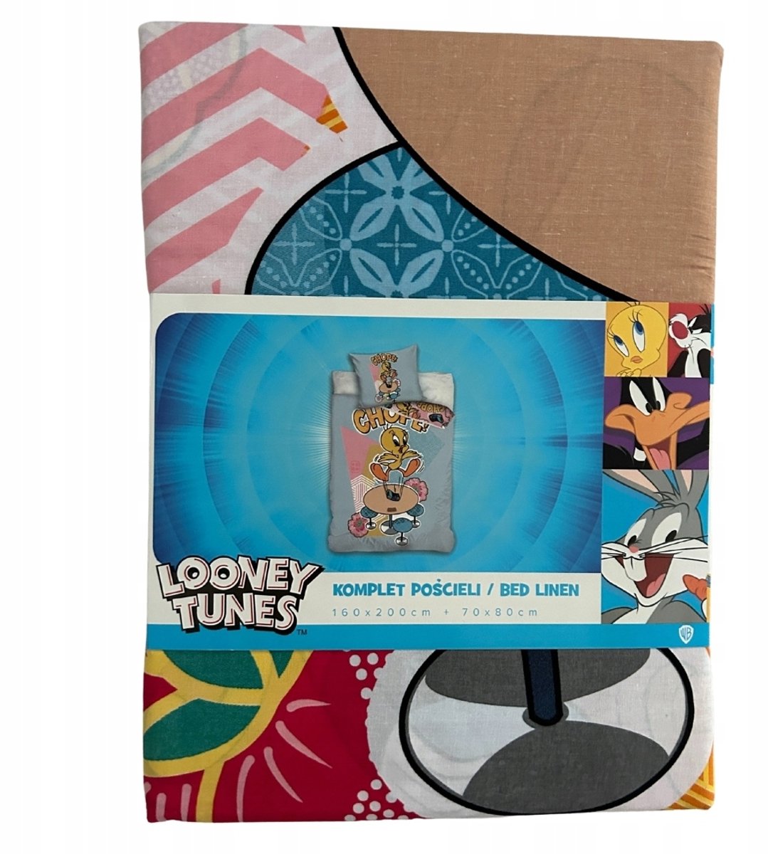 Carbotex Looney Tunes Tweety Kinderbeddengoed Set 160x200 Katoen