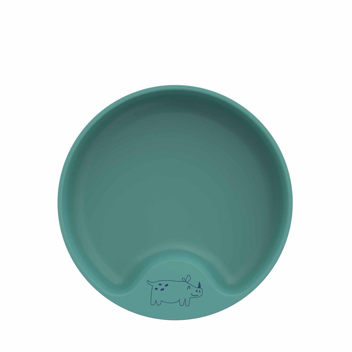 Mepal Mio – Oefenbord – mag in de magnetron – Deep turquoise – anti-slip bodem – Kinderbord – kinderservies