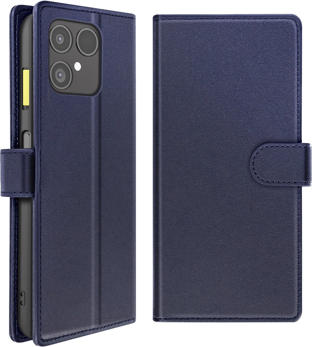 Mayaxess, Étui Portefeuille 2 en 1 pour Fairphone 6 avec Coque Détachable, Nachtblauw