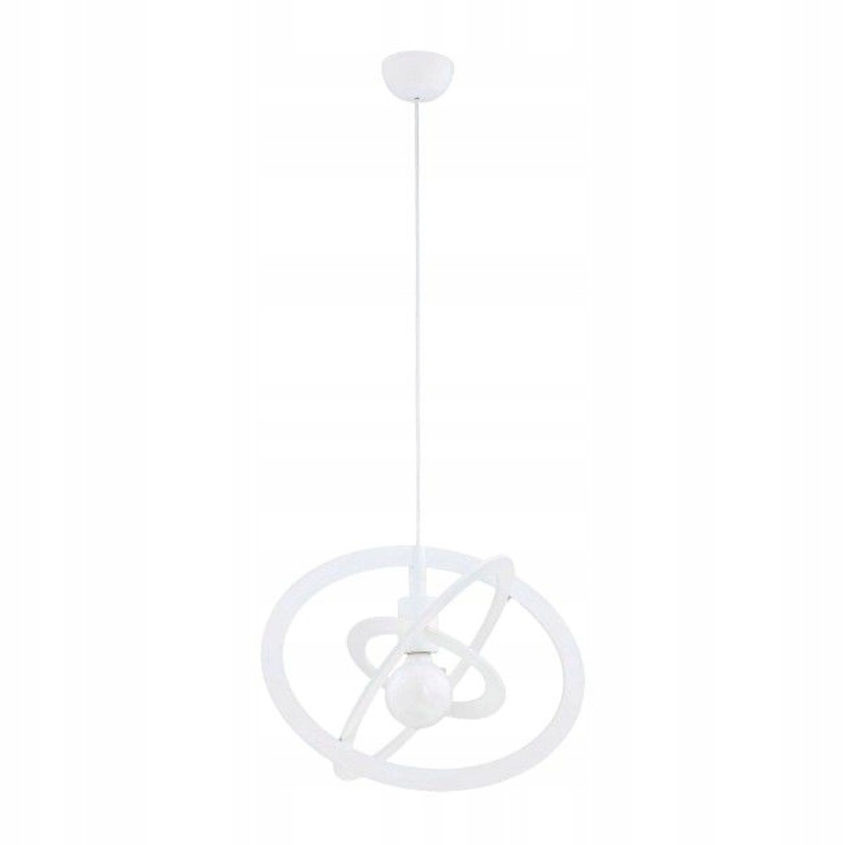Houten Kinderlamp Wit E27 - Gradi Elipse