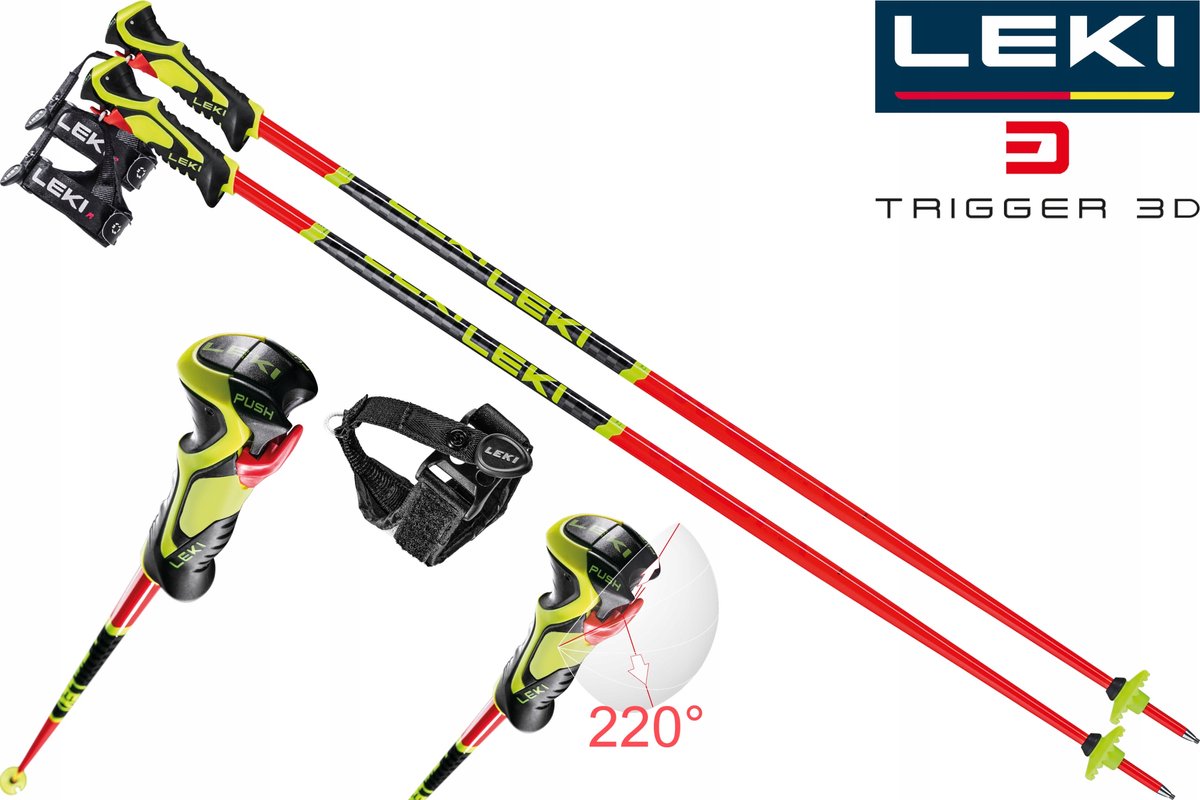 Leki WorldCup Lite SL 3D Skistok 110cm - Slalom