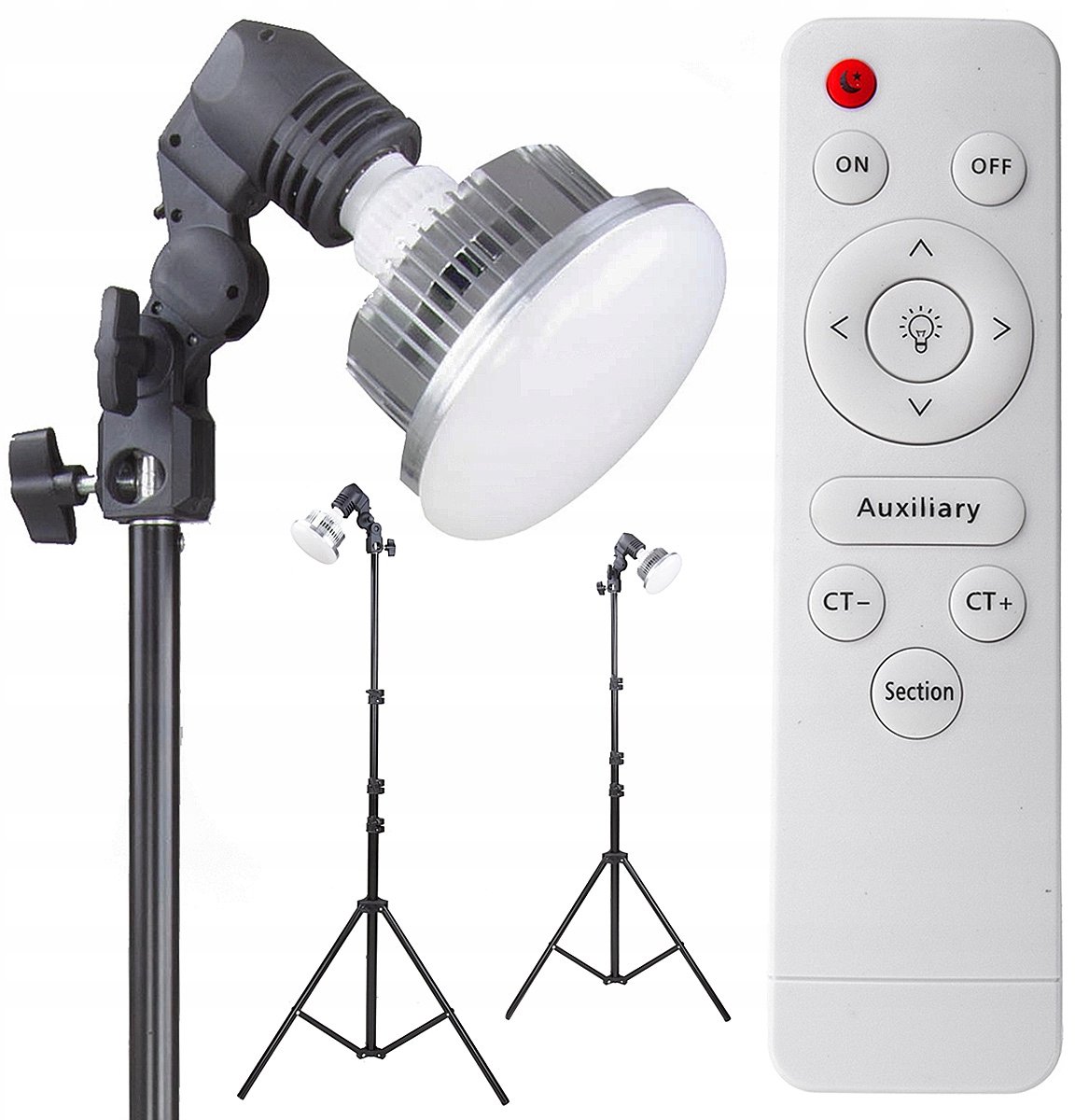 OneUp LED Studio Set: 150W Lamp, 285cm Statief, Afstandsbediening