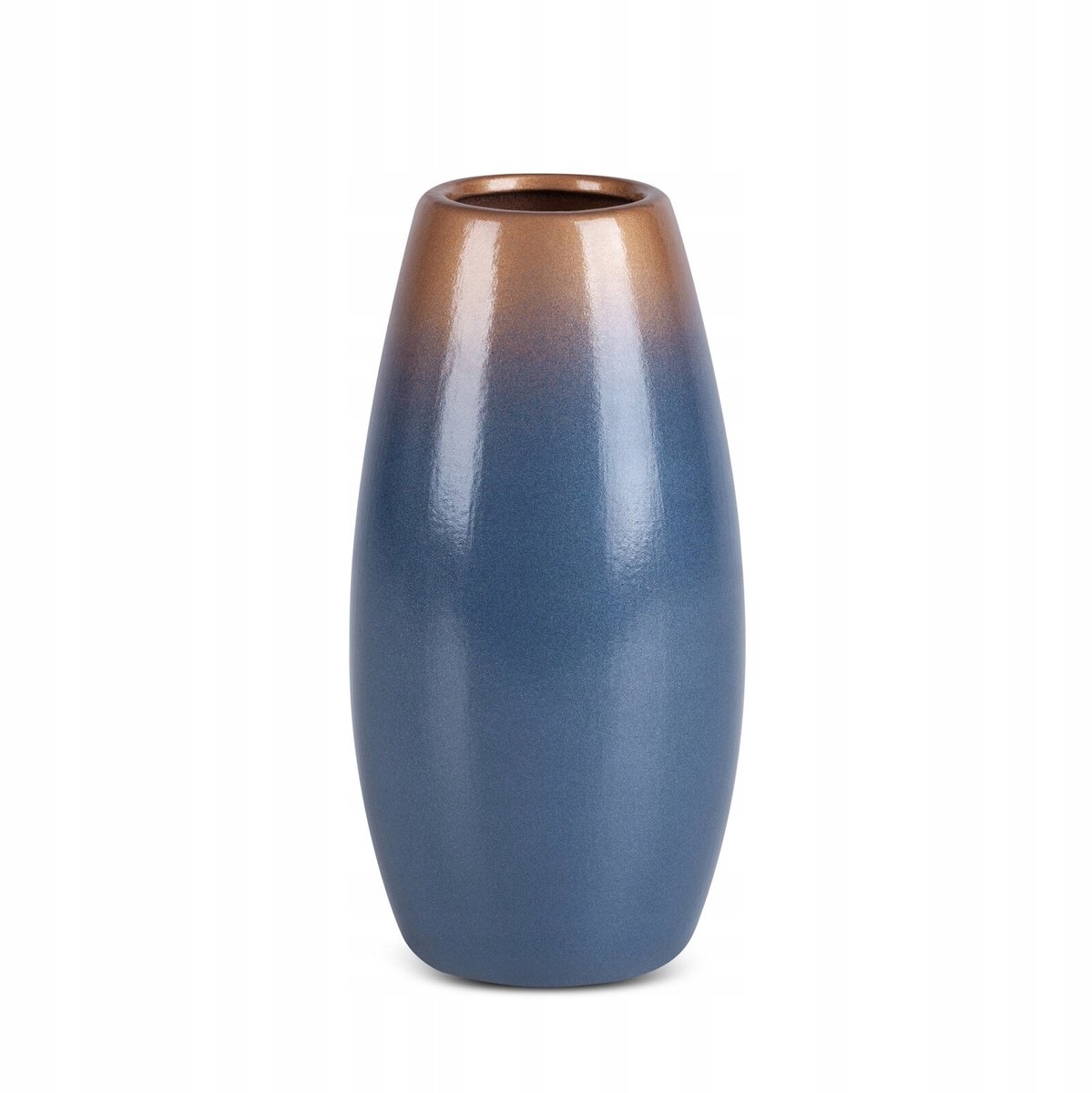 Decoratieve Vaas Nessia 11x22 cm Blauw - Keramiek