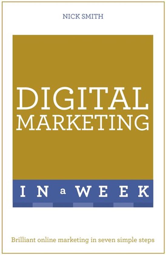 Digital Marketing In A Week - cover