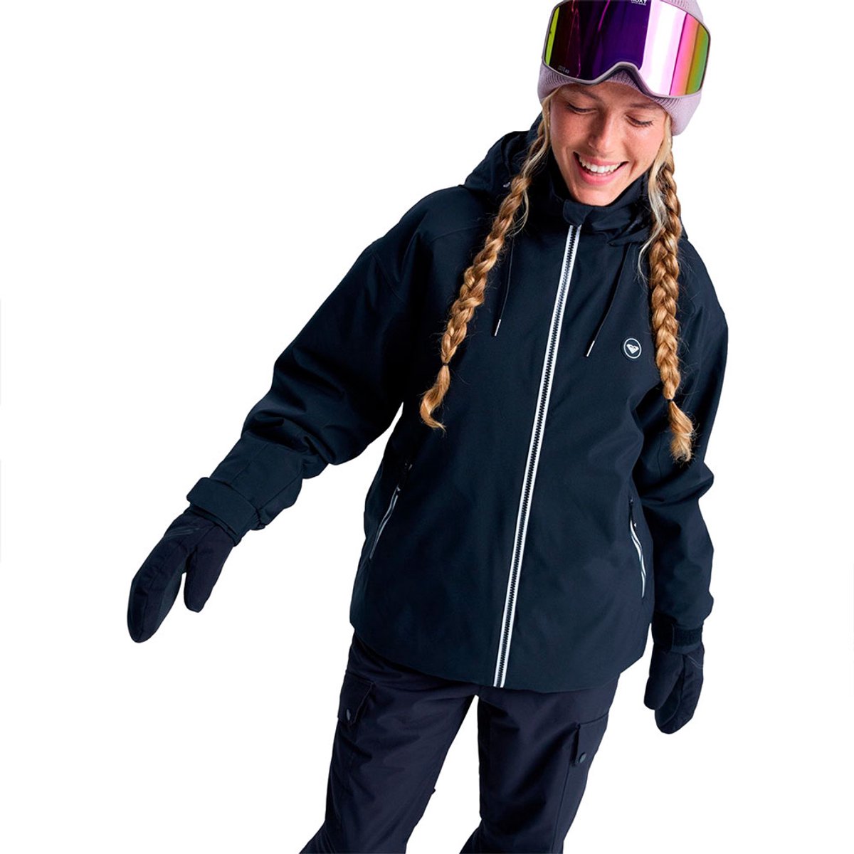 Roxy Landscape Jas Blauw L Vrouw