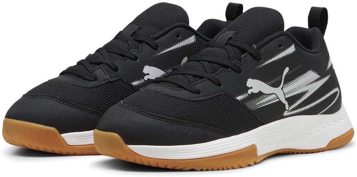 Puma Kinder Indoorschuhe Low Varion II Jr 108105 Puma -Cool Light -Gum-34 5 Zwart