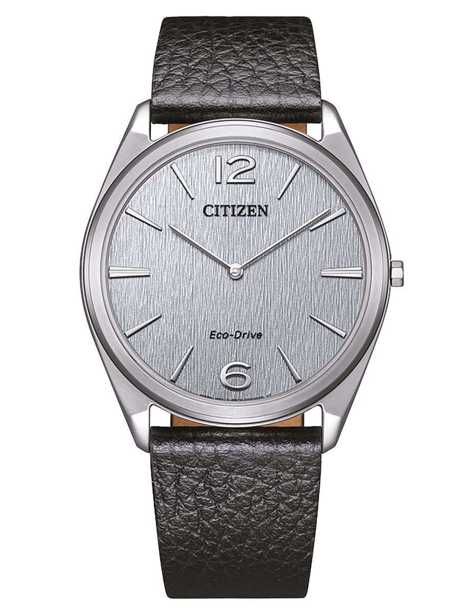 Citizen Suratto AR3120-16A Horloge - Leer - Zwart - Ø 38 mm
