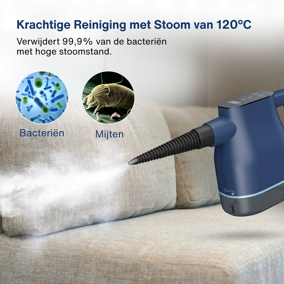 AirSteam S1 Handstoomreiniger 1350W met Touchscreen thumbnail 6