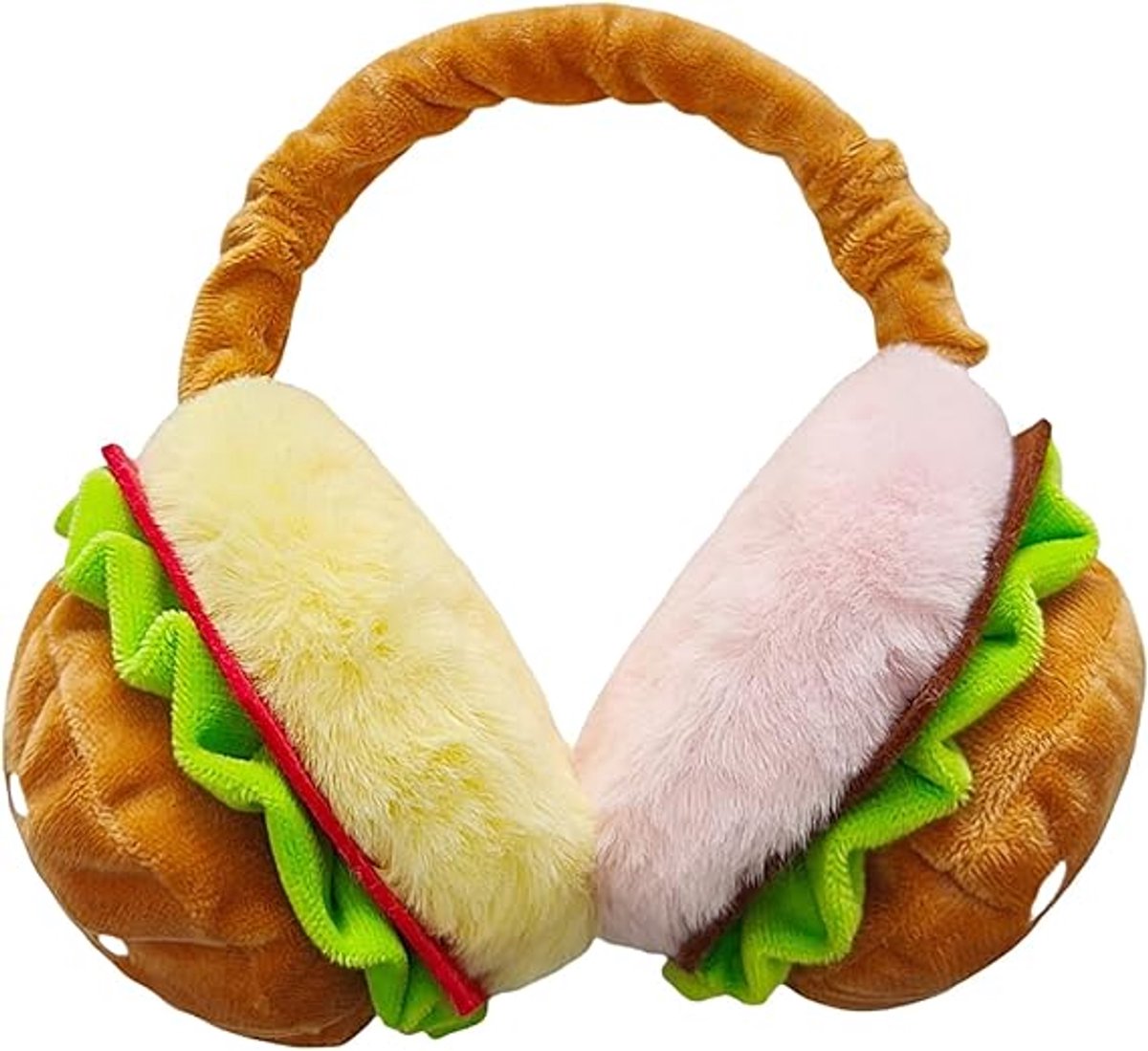 Daity Hamburger oorkappen voor dames, warme wollen oorkappen voor de winter, opvouwbare winddichte oorkappen, geschikt voor koud weer buitenshuis