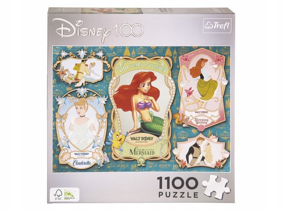 Disney 100 Years of Wonder zeemeerminpuzzel 1100 stukjes | bol
